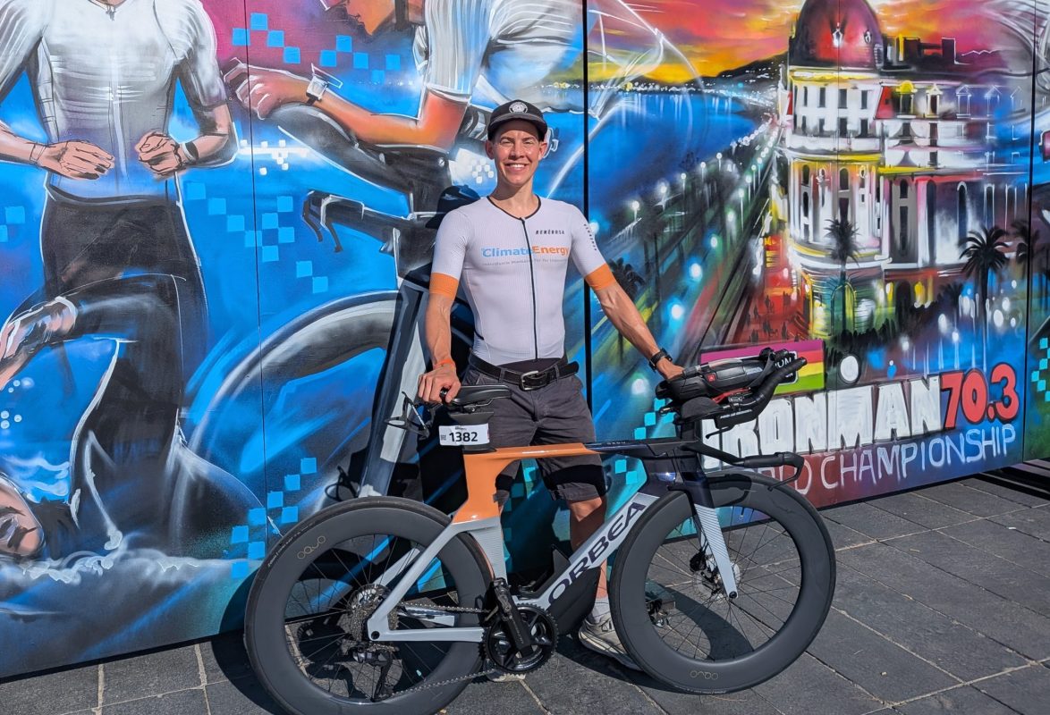 Korbinian Rudzki bei der Ironman 70.3 Weltmeisterschaft in Nizza